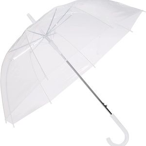 Clear bubble umbrella for wedding, decoration, windproof dome rain umbrella